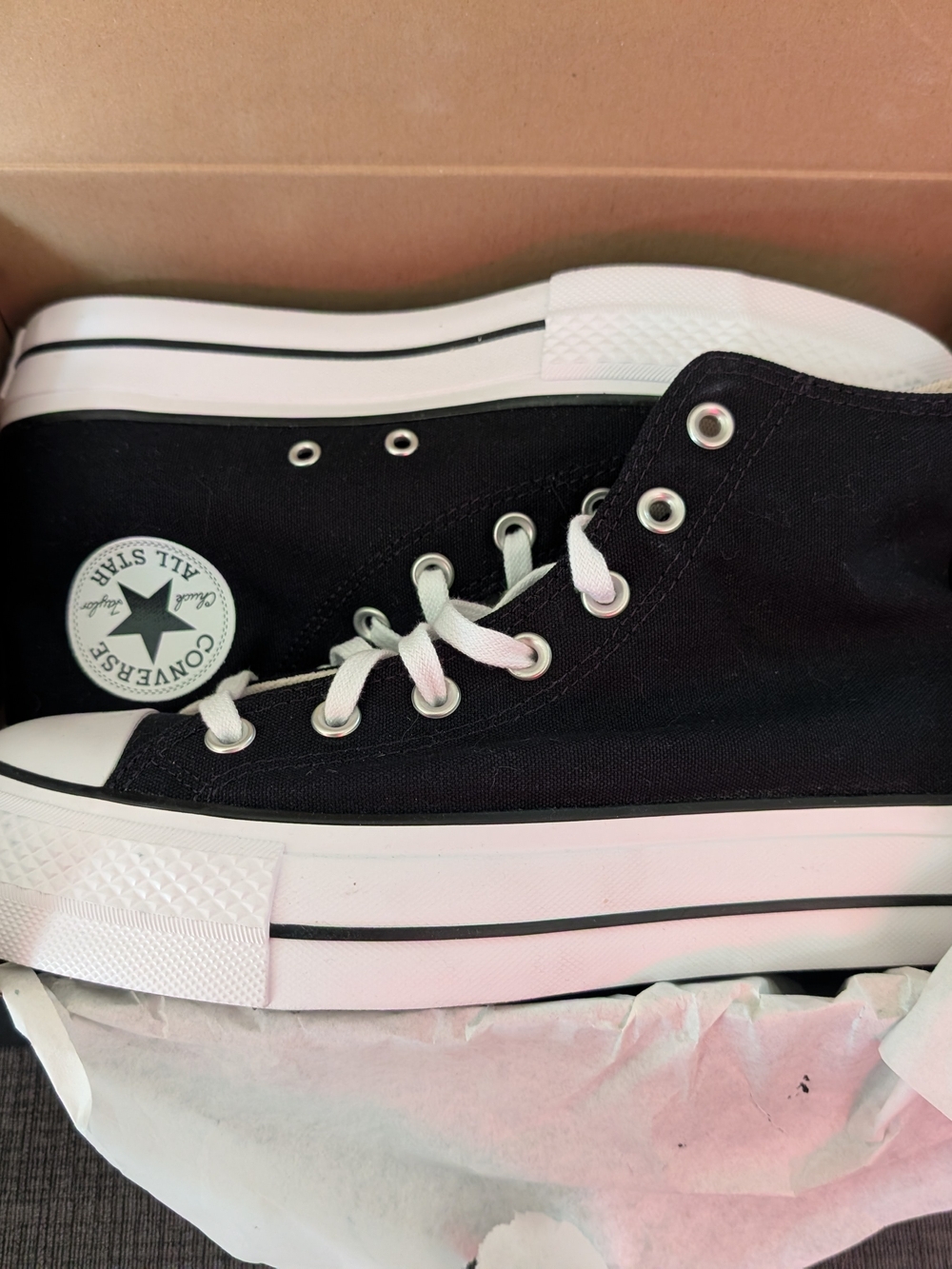 Converse Black & White High-Top Sneakers